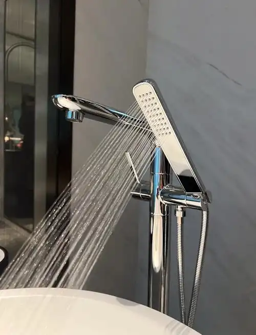 Chrome Rail Shower