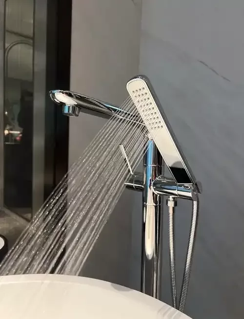 Chrome Rail Shower